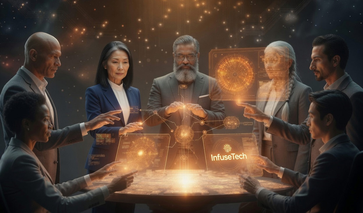 InfuseTech team collaborating
